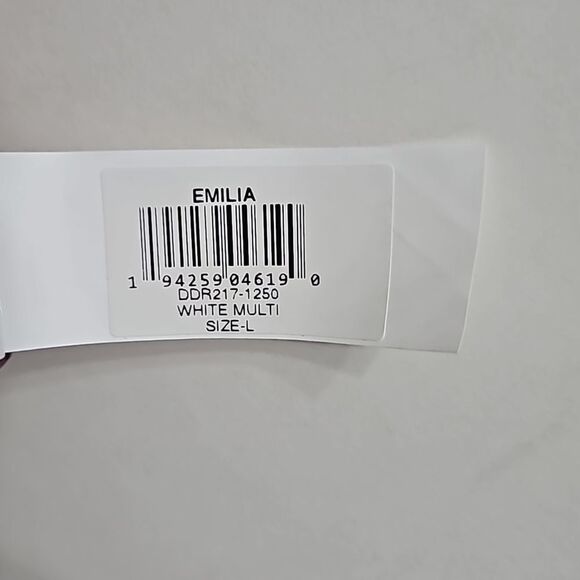 Dress the‎ Population Emilia Sequin Long-sleeve Ruched Dress Size Large  NWT - Picture 10 of 11